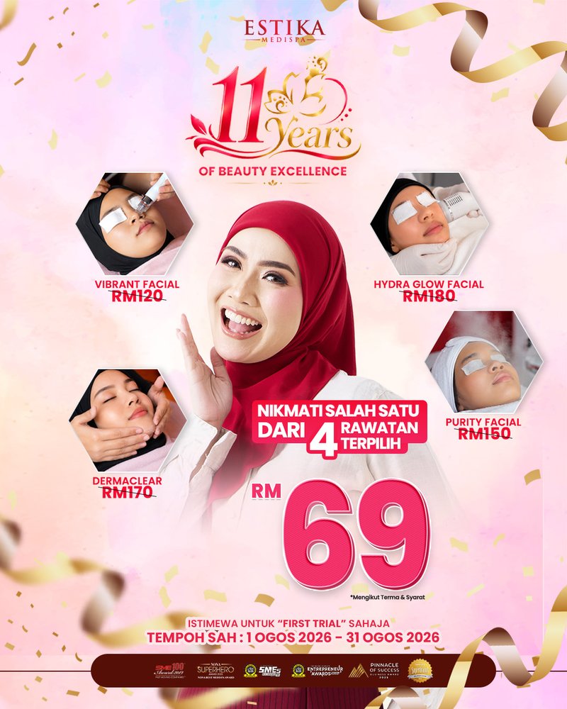 Promo RM69: pilih satu daripada 4 rawatan terpilih